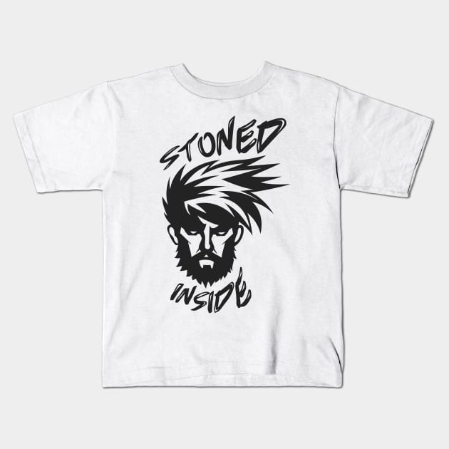 Stone Inside Kids T-Shirt by Whatastory